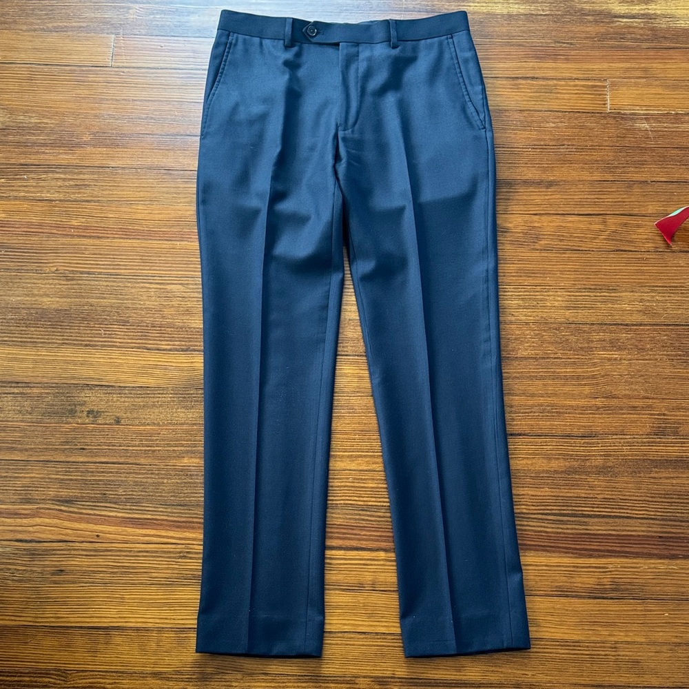 Charles Tyrwhitt Men's Navy Blue Dress Pants